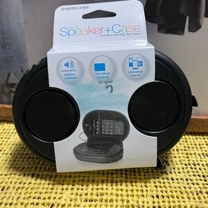 Memorex Black Portable Speaker Case